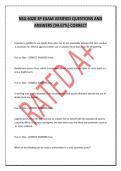 NSG 6020 3P EXAM VERIFIED QUESTIONS AND ANSWERS&period;