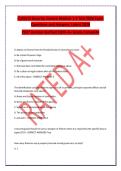 CLASS D Security License Module 1-3 Test 2026 Exam&NewLine;Questions and Answers Latest 2026&NewLine;2027 Version Verified 100&percnt; A&plus; Grade Complete