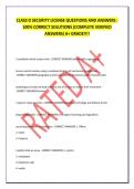CLASS D FL SECURITY LICENSE EXAM QUESTIONS&NewLine;WITH CORRECT ANSWERS GRADED A&period;PDF