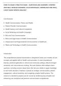 CMN 574 EXAM 3 PRACTICE EXAM &ndash; QUESTIONS AND ANSWERS &vert; VERIFIED&NewLine;AND WELL DETAILED ANSWERS &vert; PLUS RATIONALES &vert; DOWNLOAD AND PASS &vert;&NewLine;LATEST EXAM UPDATE 2026&sol;2027