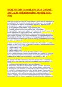 Testbank for HESI PN Exit Exam &lpar;Latest 2026 Update&rpar; &vert; 200 Q&As with Rationales &vert; Nursing HESI Prep&NewLine;&NewLine;