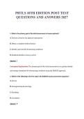 PHTLS Bundle with complete solutions&period;