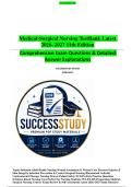 Test Bank for Medical-Surgical Nursing &vert; Latest 2026&ndash;2027 NCLEX Practice Questions & Answer Explanations