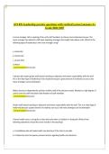 ATI RN Leadership Practice Questions with Verified Correct Answers A&plus; Grade &vert; ATI Nursing &vert; 2026&sol;2027 Comprehensive Study Guide