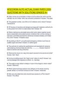 WISCONSIN AUTO ACTUAL EXAM PAPER 2026&NewLine;QUESTIONS WITH SOLUTIONS GRADED A&plus;