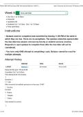 BBS 200 WEEK 8 FINAL EXAM &vert; QUESTIONS AND ANSWERS &vert; 2026 UPDATE &vert; WITH COMPLETE SOLUTIONS - SONORAN DESERT SCHOOL&period;