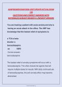 AANP &lpar;American Association of Nurse Practitioners&rpar; Board Exam 2026&sol;2027 &vert; 100 Questions & Answers With Rationales &vert; Newest Update