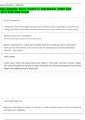 6552 Advanced Nurse Practice in Reproductive Health Care 2027&sol;2028 &vert; Latest Review & Study Guide
