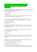 142 Exam 3 Latest Questions with Guaranteed Pass Solutions 2026 Updated&period;