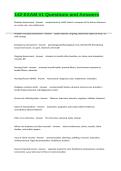 142 EXAM &num;1 Questions and Answers 