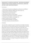 MASSACHUSETTS 2a HOISTING LICENSE EXAM &ndash; QUESTIONS AND ANSWERS &vert;&NewLine;VERIFIED AND WELL DETAILED ANSWERS &vert; PLUS RATIONALES &vert; DOWNLOAD&NewLine;AND PASS &vert; LATEST EXAM UPDATE 2026&sol;2027