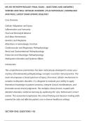 NR 283 PATHOPHYSIOLOGY FINAL EXAM &ndash; QUESTIONS AND ANSWERS &vert;&NewLine;VERIFIED AND WELL DETAILED ANSWERS &vert; PLUS RATIONALES &vert; DOWNLOAD&NewLine;AND PASS &vert; LATEST EXAM UPDATE 2026&sol;2027