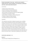 REVENUE MANAGEMENT FINAL EXAM &ndash; QUESTIONS AND ANSWERS &vert;&NewLine;VERIFIED AND WELL DETAILED ANSWERS &vert; PLUS RATIONALES &vert; DOWNLOAD&NewLine;AND PASS &vert; LATEST EXAM UPDATE 2026&sol;2027
