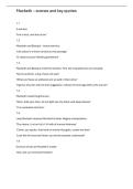 Macbeth - scenes and quotes