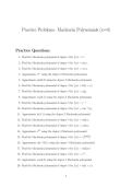 Calculus&colon; Maclaurin Polynomials Practice Problems