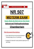 Chamberlain NR 507 Midterm Exam &ndash; Advanced Pathophysiology &lpar;2026&sol;2027&rpar; Actual Questions & Answers to Pass the Exam &lpar;100&percnt; Verified&rpar;