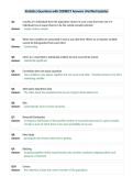 Statistics Questions with CORRECT Answers &lpar;Verified Update&rpar;