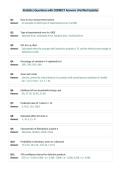 Statistics Questions with CORRECT Answers &lpar;Verified Update&rpar;