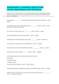 Automotive- multiple choice final review Questions and Answers&period;&NewLine;&NewLine;