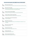 Texas Government Questions with CORRECT Answers &lpar;Verified Update&rpar;