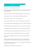 Automotive- Service Excellence-Questions and Answers&period;