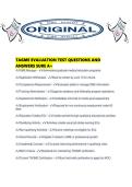 TAGME EVALUATION TEST QUESTIONS AND ANSWERS SURE A&period;pdf