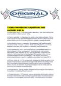 TAGME COMPREHENSIVE QUESTIONS AND ANSWERS SURE A&period;pdf