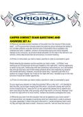 CASPER CORRECT EXAM QUESTIONS AND ANSWERS SET A&period;pdf