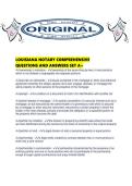 LOUISIANA NOTARY COMPREHENSIVE QUESTIONS AND ANSWERS SET A&period;pdf