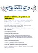 LOUISIANA NOTARY ALL SET QUESTIONS AND ANSWERS SET A&period;pdf