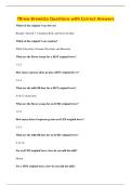 7Brew Brewista Questions with Correct Answers