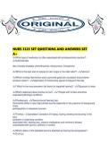 NURS 3325 SET QUESTIONS AND ANSWERS SET A&period;pdf