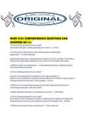 NURS 3325 COMPREHENSIVE QUESTIONS AND ANSWERS SET A&period;pdf
