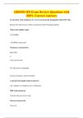 ARDMS SPI Exam Review Questions with&NewLine;100&percnt; Correct Answers