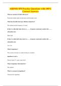 BUNDLE OF ARDMS SPI  QUESTIONS WITH 100&percnt; VERIFIED CORRECT ANSWERS