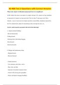 AS-408 Test 3 Questions with Correct Answers