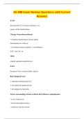 BUNDLE OF AS-408  QUESTIONS WITH 100&percnt; VERIFIED CORRECT ANSWERS