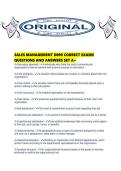 SALES MANAGEMENT D099 CORRECT EXAMS QUESTIONS AND ANSWERS SET A&period;pdf