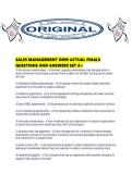 SALES MANAGEMENT D099 ACTUAL FINALS QUESTIONS AND ANSWERS SET A&period;pdf