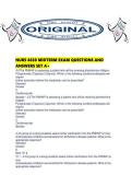 NURS 6630 MIDTERM EXAM QUESTIONS AND ANSWERS SET A&period;pdf