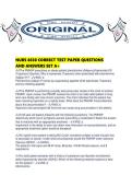 NURS 6630 CORRECT TEST PAPER QUESTIONS AND ANSWERS SET A&period;pdf