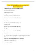 CMAS 258N Ch&period;2 Questions with 100&percnt;&NewLine;Correct Answers