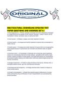 MULTICULTURAL COUNSELING UPDATED TEST PAPER QUESTIONS AND ANSWERS SET A&period;pdf