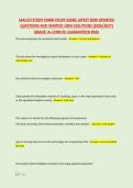 IAAI CFI STUDY EXAM STUDY GUIDE LATEST 2026 UPDATED &NewLine;QUESTIONS AND VERIFIED 100&percnt; SOLUTIONS &lpar;2026&sol;2027&rpar; &NewLine;GRADE&colon; A&plus;&vert;STATUS&colon; GUARANTEED PASS