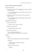 Financial Statements and Ratio Analysis &ndash; Corporate Finance Review &ndash; Financial Statement Interpretation&comma; Liquidity&comma; Solvency&comma; Profitability & DuPont Analysis Study Notes