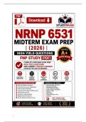 NRNP 6531 Midterm Exam Prep &vert; &lpar;2026&rpar; HighYield Questions &vert; FNP Study &lpar;PDF&rpar;