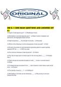 DM G&plus;1 CORE MAIN QUESTIONS AND ANSWERS SET&NewLine;A&plus;