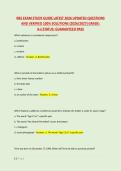 RBS EXAM STUDY GUIDE LATEST 2026 UPDATED QUESTIONS &NewLine;AND VERIFIED 100&percnt; SOLUTIONS &lpar;2026&sol;2027&rpar; GRADE&colon; &NewLine;A&plus;&vert;STATUS&colon; GUARANTEED PASS 