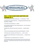 DM G&plus;1 STUDY EXAMS GUIDE QUESTIONS AND&NewLine;ANSWERS SET A&plus;