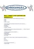 DM G&plus;1 CORRECT LATEST QUESTIONS AND&NewLine;ANSWERS SET A&plus;